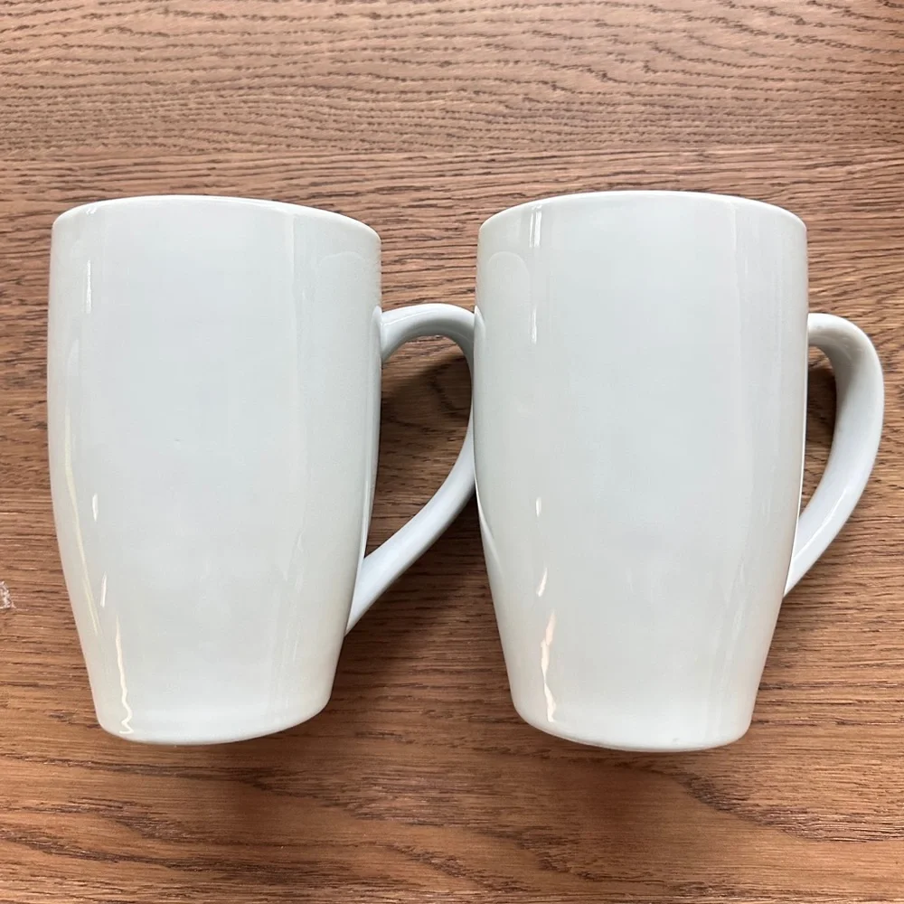 Pottery Barn Great Coupe Late Mugs Set of Two